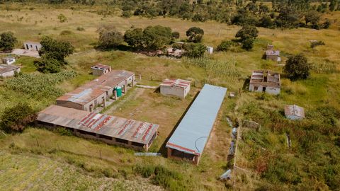 Chegutu school buildings and grounds viewed from above